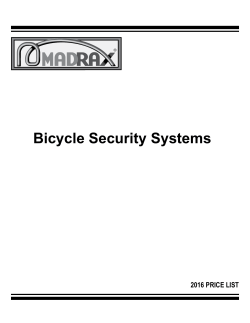 Bicycle Security Systems