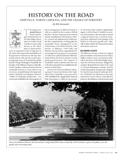 history on the road - The Forest History Society