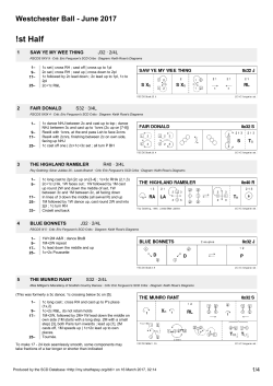 !st Half - RSCDS New York