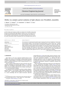 Olefins via catalytic partial oxidation of light alkanes over