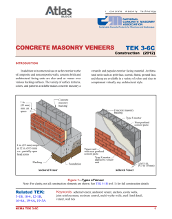 concrete masonry veneers tek 3-6c