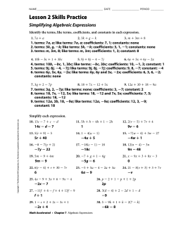 7-2 Extra Practice ws Answers