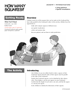 how many squares? - Elementary Mathematics!