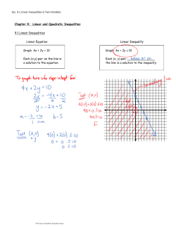 Example 1: Graph y = 1 x2 - 4 Example 2: Graph y = 1 (x