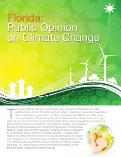 Florida: Public Opinion on Climate Change