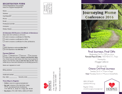 Final Journeys, Final Gifts - Hospice of the Red River Valley