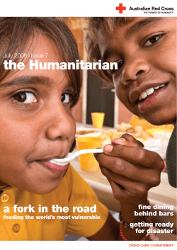 Issue 7, July 2008 - Australian Red Cross