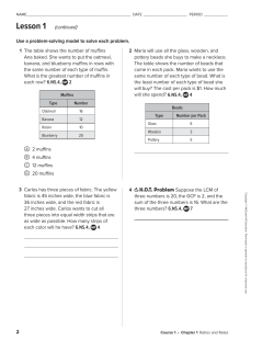 2 Lesson 1 (continued)