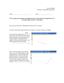 Investigating the Angle Bisectors of a Triangle