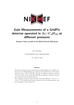 Gain Measurements of a GridPix detector operated in Ar/iC at