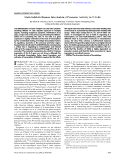 Stat6 Inhibits Human Interleukin-4 Promoter Activity