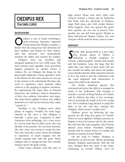 oedipus rex - Mythology Teacher