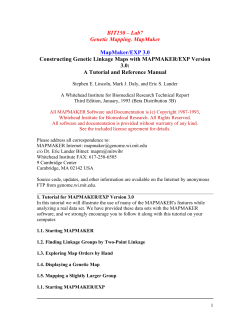 Mapmaker QTLTutorial