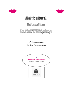 Multicultural Education in the Everyday : A Renaissance for the