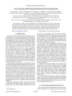 M-ary-state phase-shift-keying discrimination below the homodyne