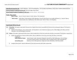 Gr 3 Wks 19-24 CULTURE unit overview