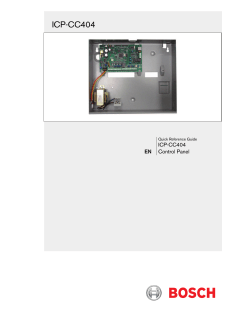 ICP-CC404 - Bosch Security Systems