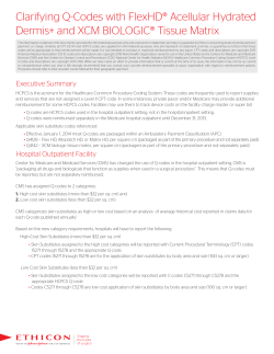 Clarifying Q-Codes with FlexHD&reg; Acellular Hydrated