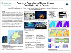 assessing adaptation to climate change in rural