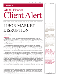 libor market disruption