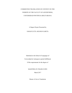 COMMENTED TRANSLATION OF CONTENT ON THE