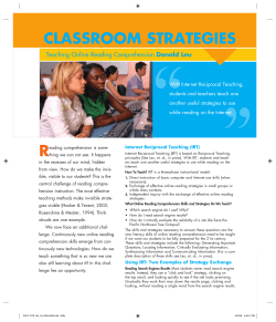 Classroom Strategies - Pearson California Literacy