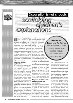 PSR 70 - The Association for Science Education