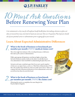 10 Must Ask Questions - JP Farley Corporation