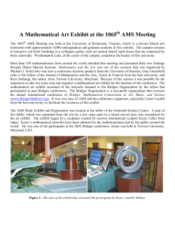 A Mathematical Art Exhibit - American Mathematical Society