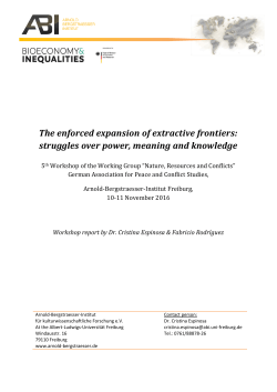 The enforced expansion of extractive frontiers