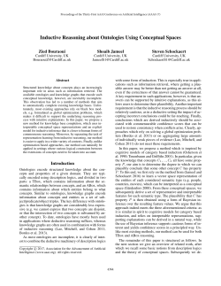 Inductive Reasoning about Ontologies Using Conceptual Spaces