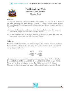 Problem of the Week - Sino Canada School