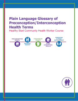 Handout 2 - Healthy Start EPIC Center