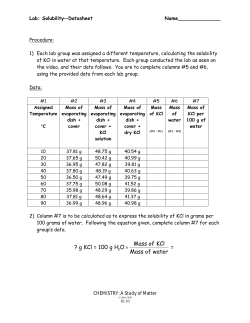 10-10,11 Solubility lab
