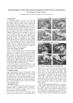 Numerical Study on a Polar Mesocyclone Development in