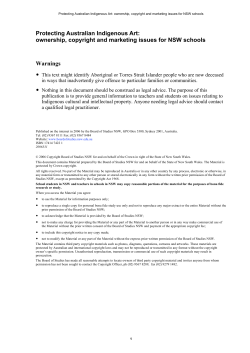 Protecting Australian Indigenous Art