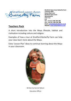 Discover the Maya Education Pack - Stratford-Upon