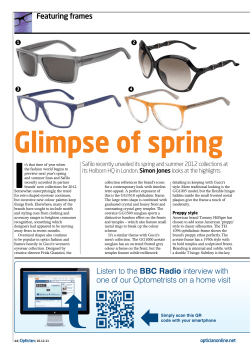 Listen to the BBC Radio interview with one of our Optometrists on a