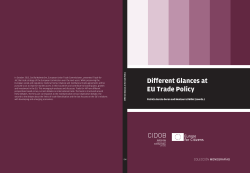 Different Glances at EU Trade Policy