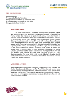 ABOUT THE BOOK: This novel is the story of a