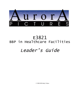 Leader`s Guide - Aurora Pictures