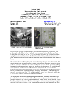 syllabus  - Queens College Department of English