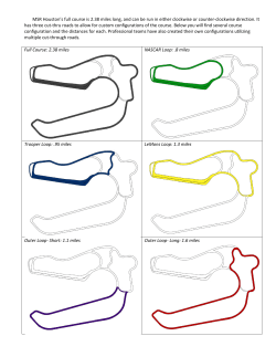 MSR Houston`s full course is 2.38 miles long, and can be run in