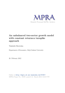 - Munich Personal RePEc Archive