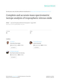 Complete and accurate mass spectrometric isotope