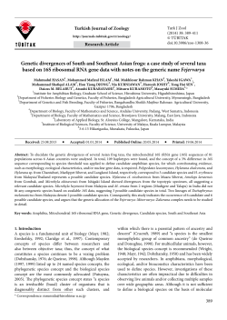 Genetic divergences of South and Southeast