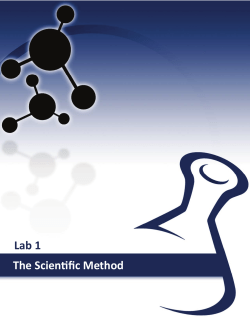 The ScienƟfic Method Lab 1