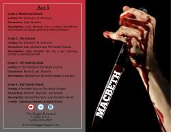 macbeth - Science Leadership Academy