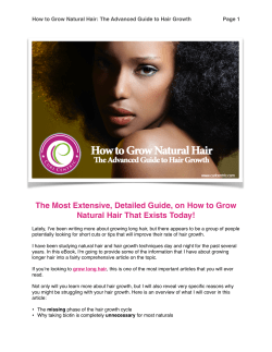 Hair Growth Guide