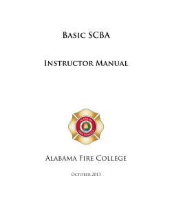 Basic SCBA Instructor Outline